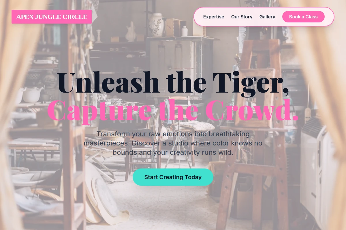 Vibrant Art Studio
